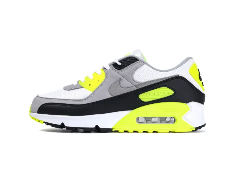 Front view of the outside of the left shoe