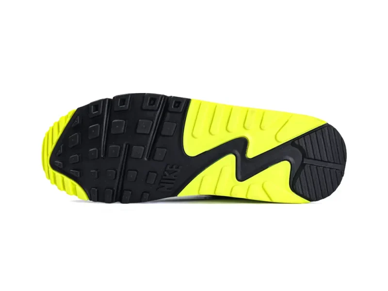 the black and green outsole