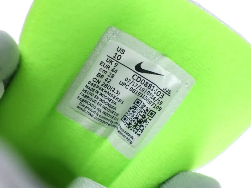 the size label