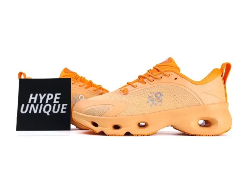 Light blue sneakers with unique design