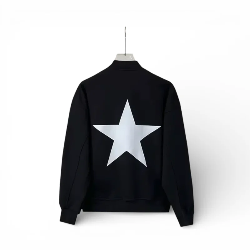 the black back view