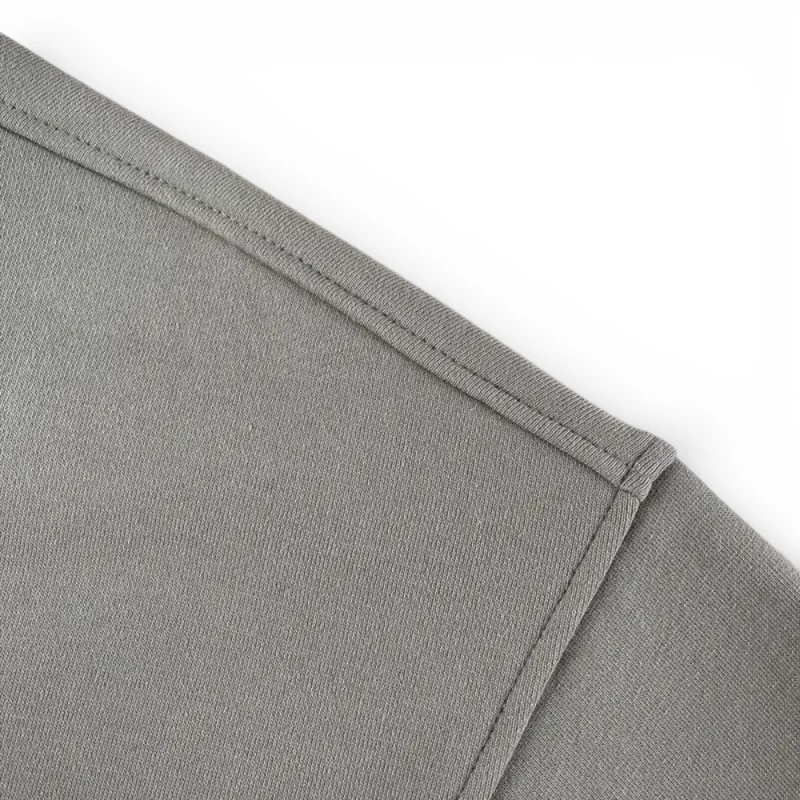 Close-up view of the shoulder area of the clothing.