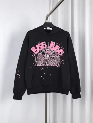 Pink web SP5DER spider logo