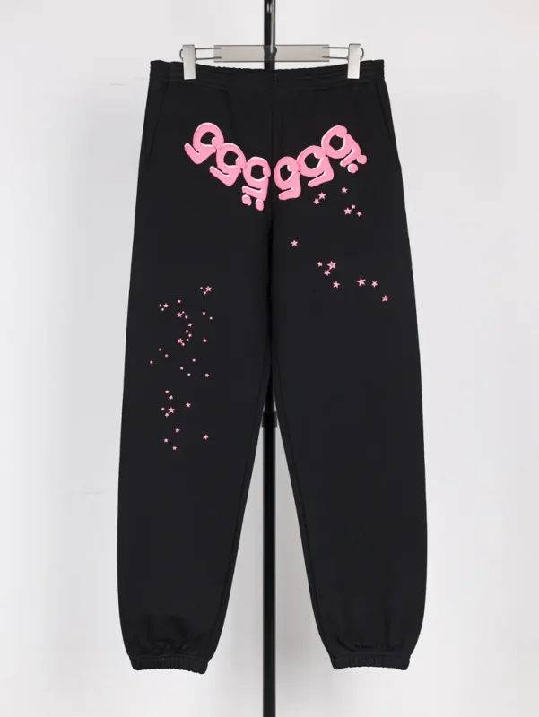 Sp5der Angel Number Sweatpant 'Black'