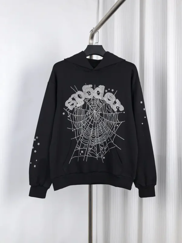 Sp5der OG Web Hoodie Diamond