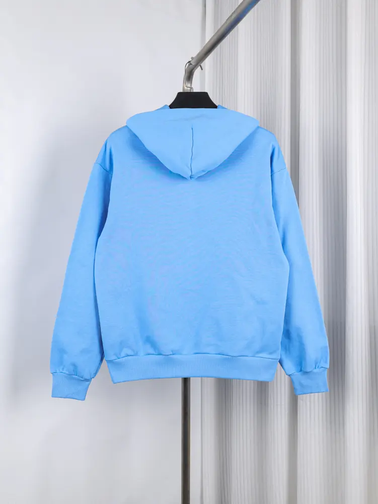 the light blue back view