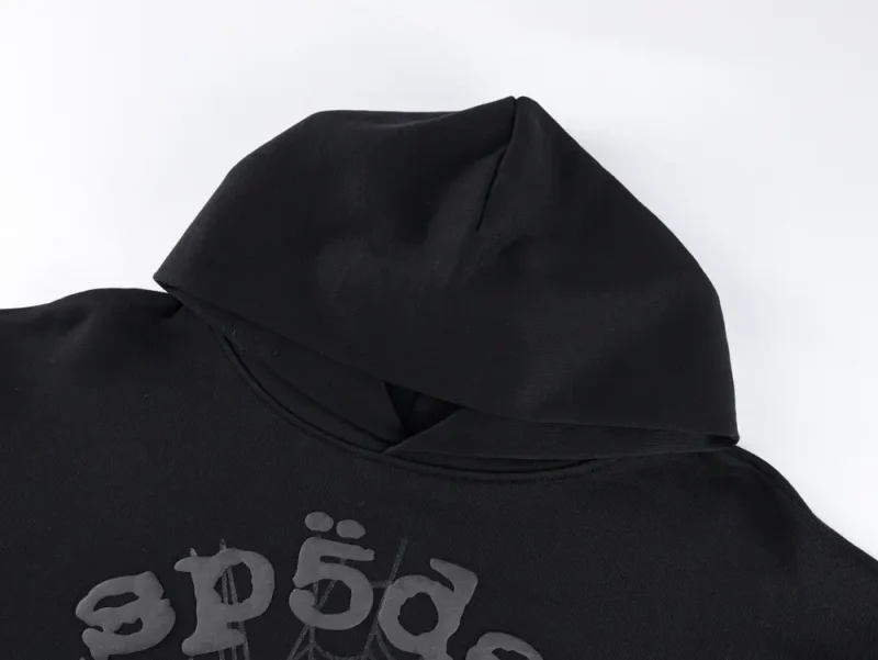 the black hoodie