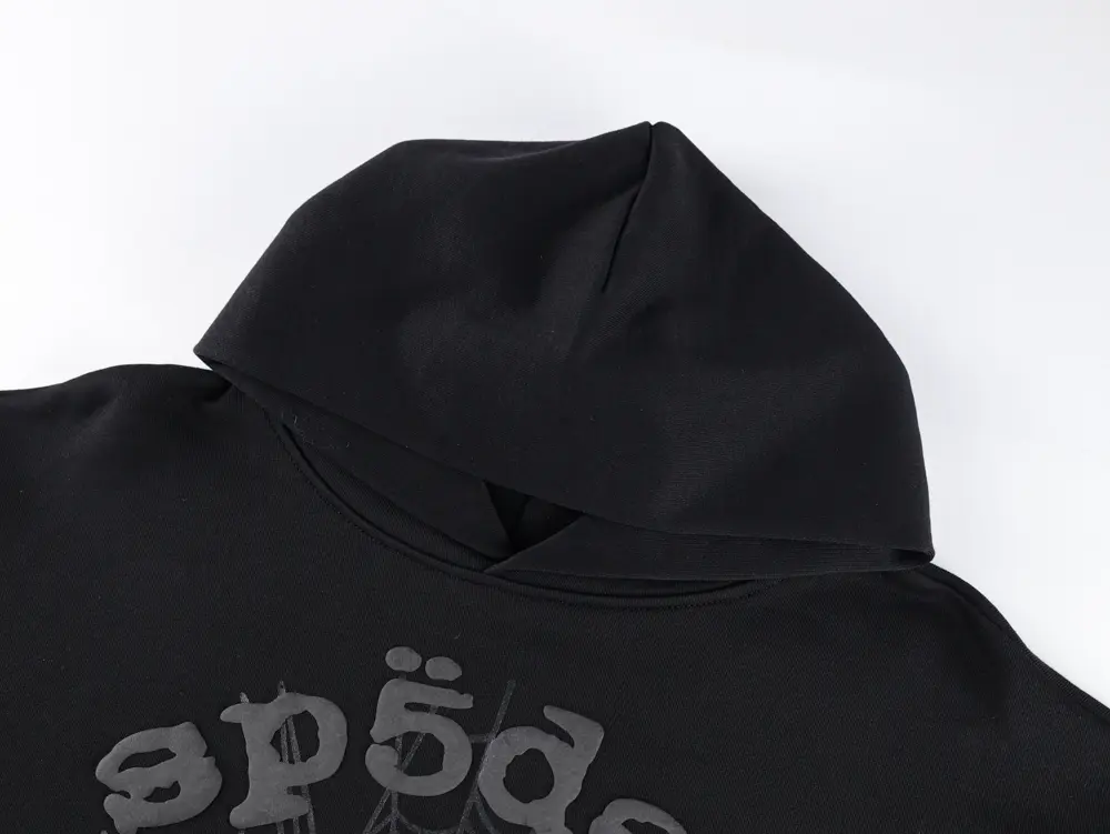 the black hoodie