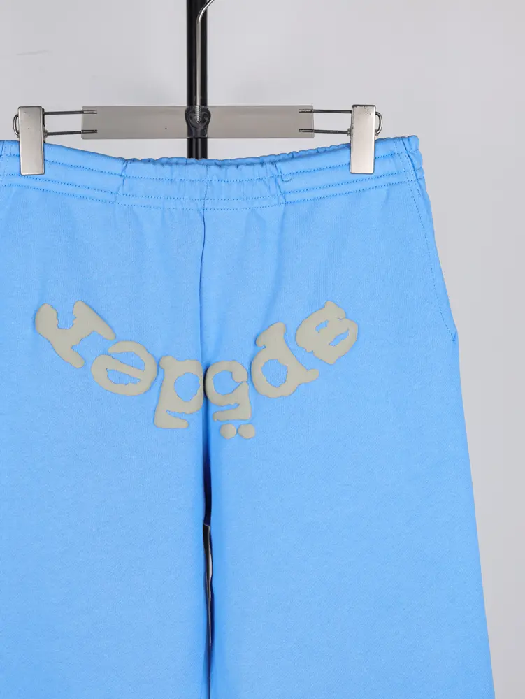 Grey logo on the crotch area.