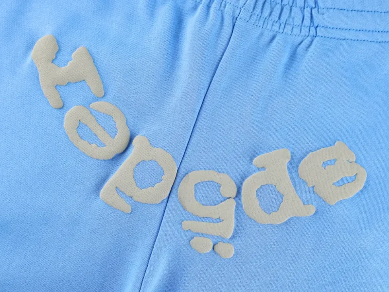 Sp5der Worldwide Sweatpant Blue Grey - Image 7