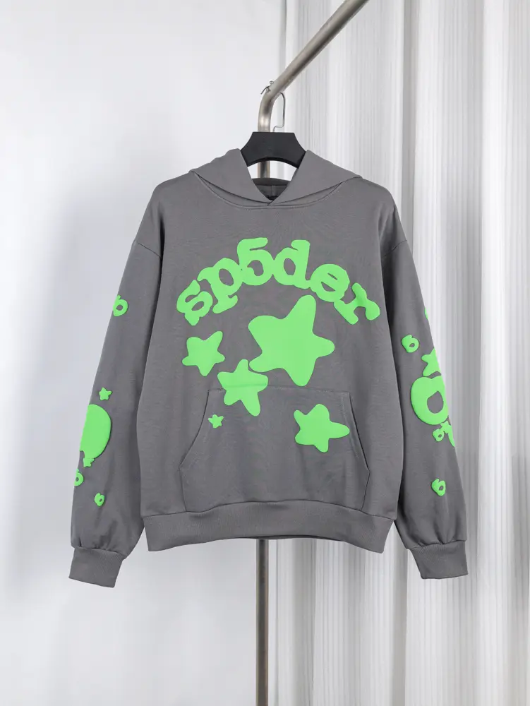 the green pink hoodie
