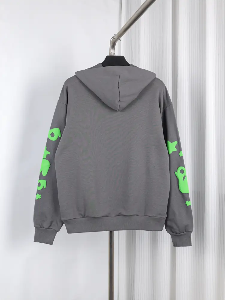 the back view of the hoodie