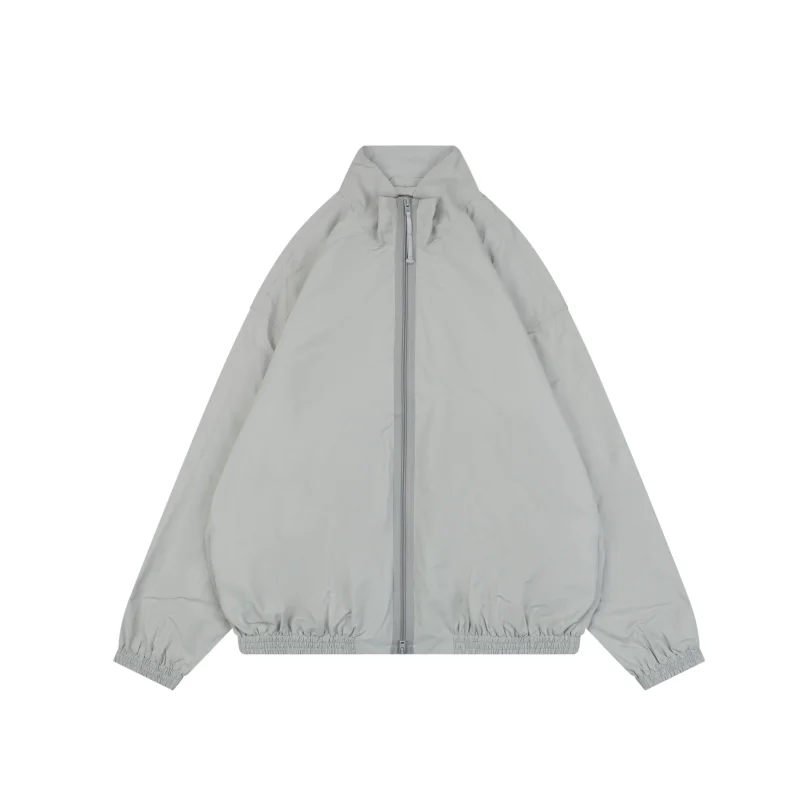 Acne 1996 Embroidered Loose Fit Jacket color Gray