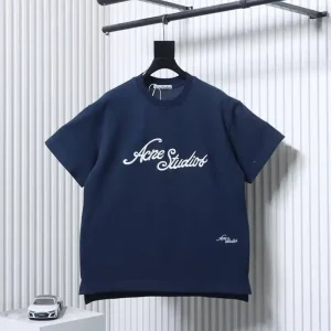 Acne Embroidered Logo T-Shirt