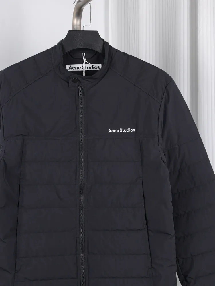Jacket with zipper and logo on chest