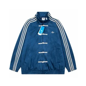 Adidas Chinese Style Track Jacket color Blue