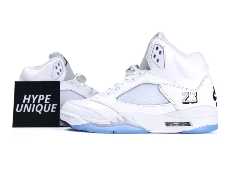 Jordan 5 Retro 'White Metallic'