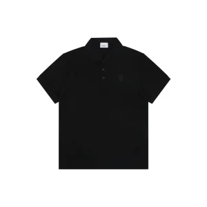 BBR BT Logo Embroidered Polo T-Shirt color Black