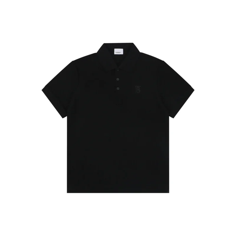 BBR BT Logo Embroidered Polo T-Shirt color Black