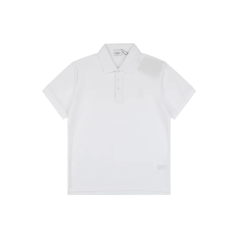 BBR BT Logo Embroidered Polo T-Shirt color White