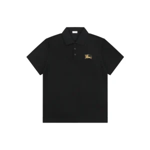 BBR Equestrian Knight Embroidered Polo T-Shirt color Black