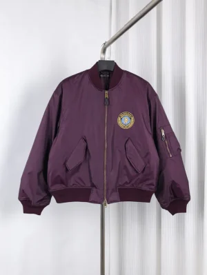 Manchester Lion Patch Bomber Jacket