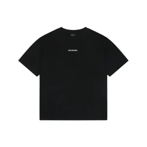 BLCG Small Front Big Back Red Logo Cotton T-Shirt