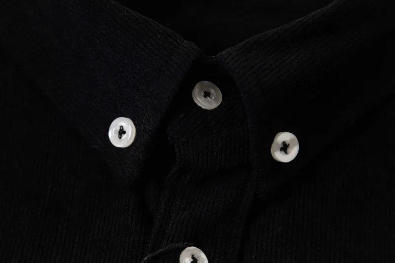 Carhartt WIP Corduroy Logo Embroidery Long Sleeve Shirt - Image 9