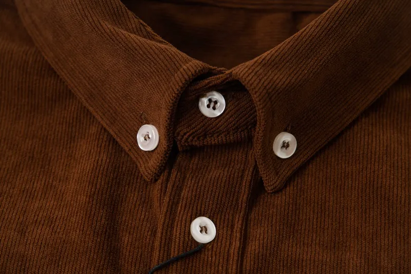 Close up neck with visible buttons