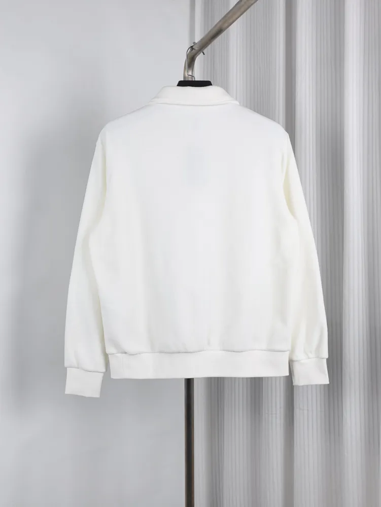 Back detail of polo shirt