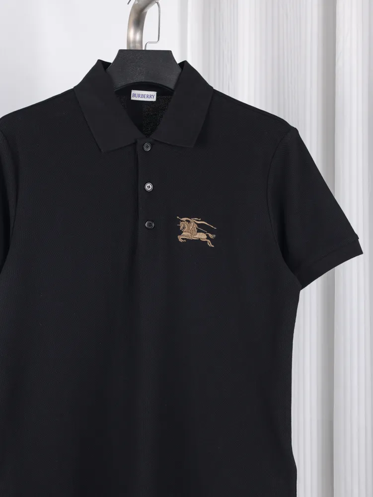 Detail of Polo T-Shirt Black