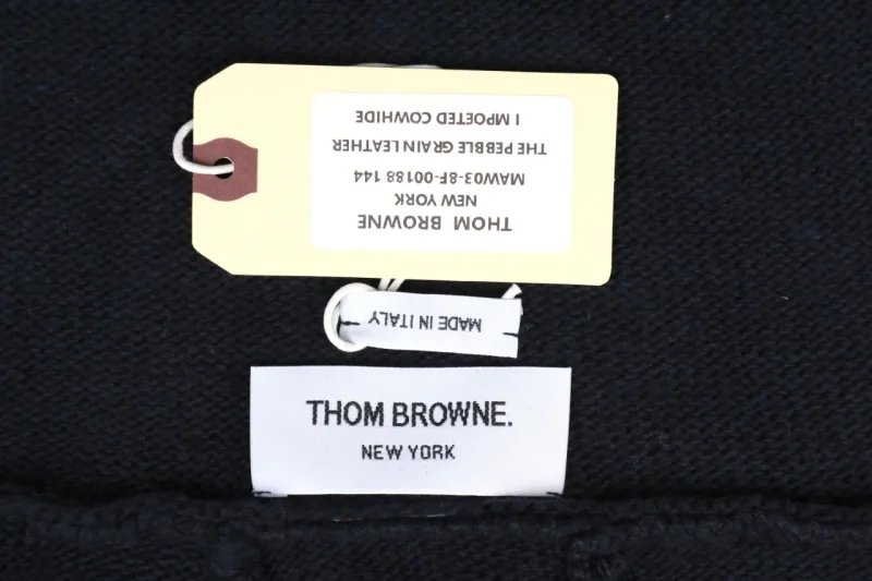 Thom Browne New York jacket interior brand label detail