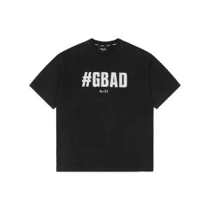 GBAD Washed Letter Print T-Shirt
