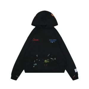 Gallery Dept Leather Patch Graphic Hoodie