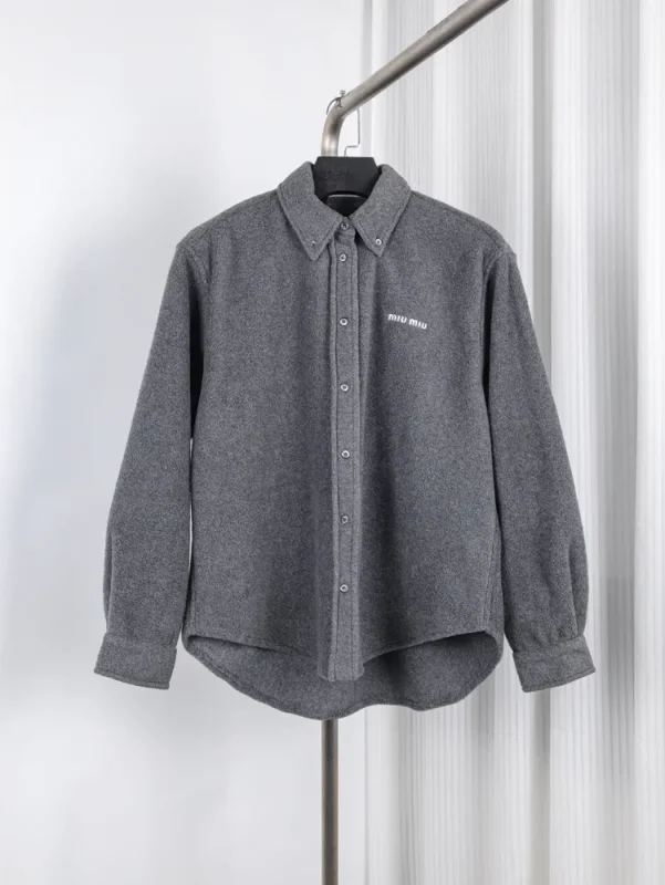 MiuM Suede Fleece Shirt