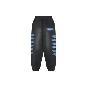 Saint Michael Blue Label Distressed Print Sweatpants