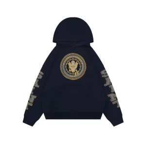 Saint Michael Reflective Angel Medal Hoodie
