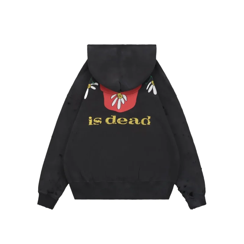 Saint Michael Vintage Flower Graphic Hoodie