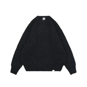 Saturday Ofus Distressed Shetland Wool Sweater