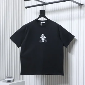 AMI Panda Embroidery Cotton T-Shirt
