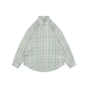 Acne Ami Paris Bow Embroidered Plaid Shirt