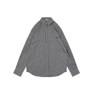 Acne Checkered Flannel Long Sleeve Shirt