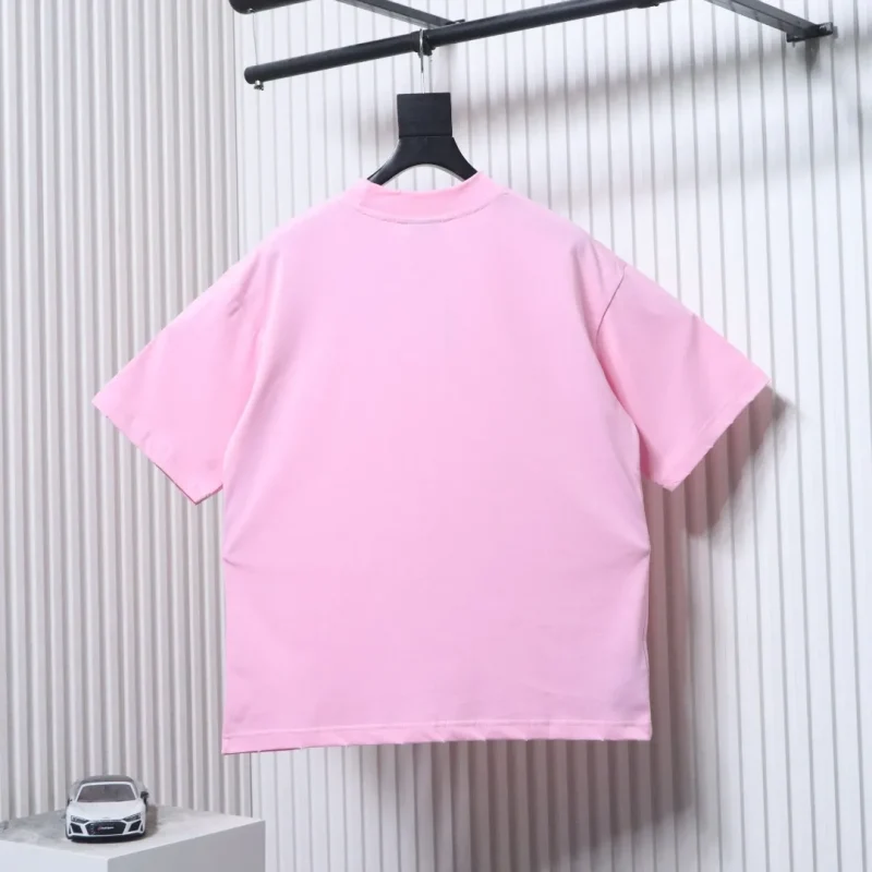 BLCG Fountain Logo Print Cotton T-Shirt - Back