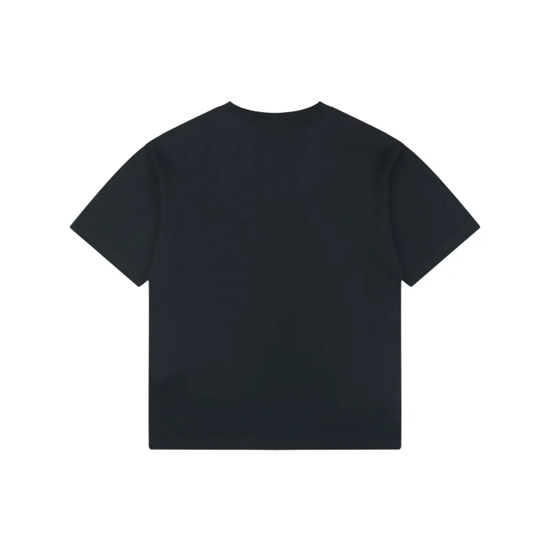Back of BLCG Grey Circle Embroidery T-Shirt