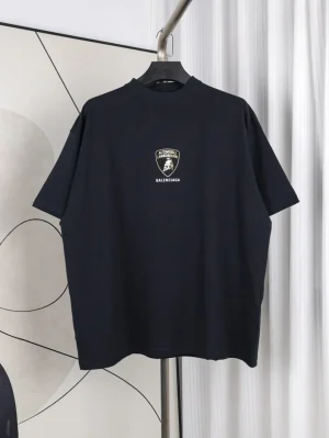 BLCG Racing Logo Print Cotton T-Shirt
