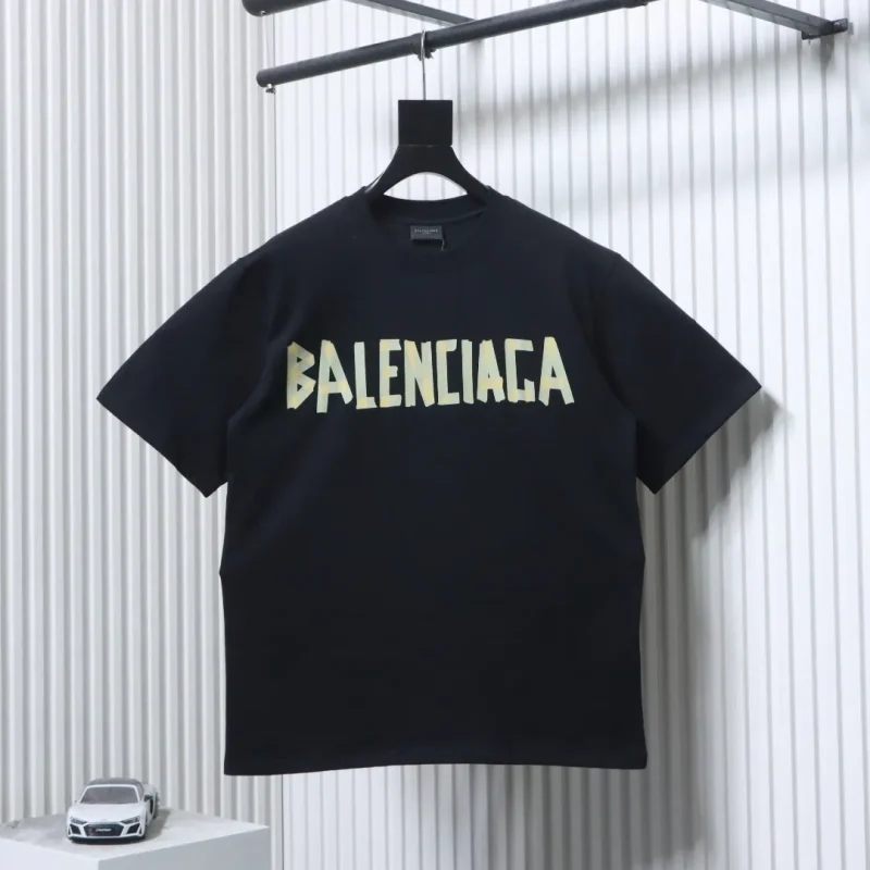 BLCG Tape Print T-Shirt - Black