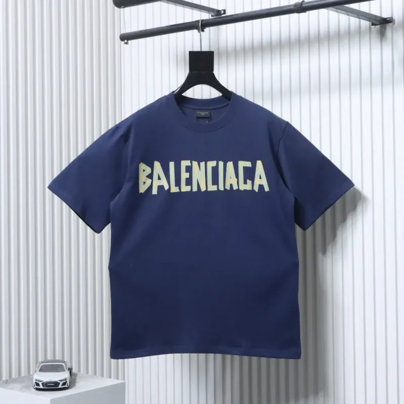 BLCG Tape Print T-Shirt - Blue