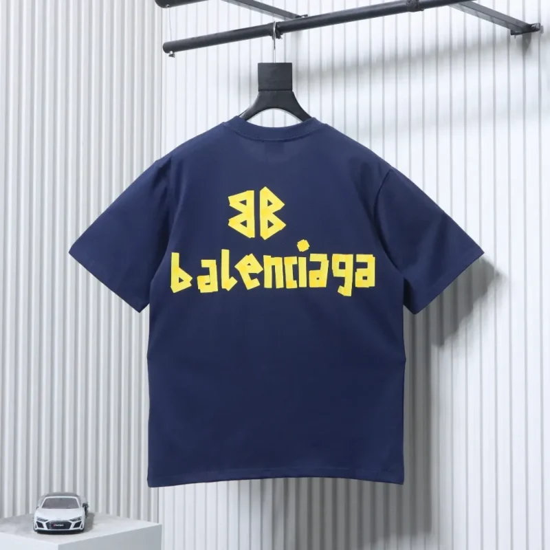 BLCG Tape Print T-Shirt - Blue