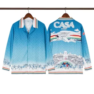 C-Blanca "Casa Sport" Angelic Gradient Silk Shirt
