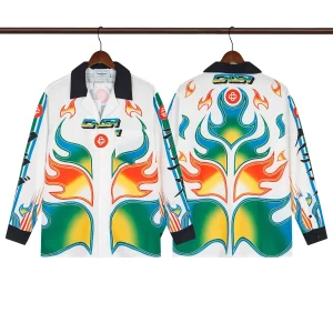 C-Blanca 'Psychedelic Rock' Long-Sleeve Silk Shirt
